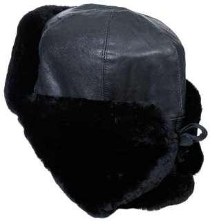   sheepskin Russian winter hat ushanka, Genuine Lamb Leather.  