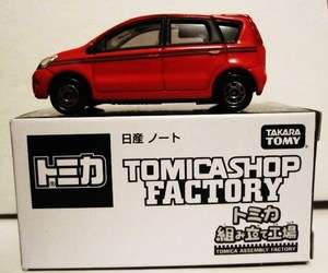 TOMY TOMICA SPECIALS FACTORY NISSAN NOTE RED  