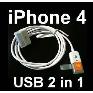 Premium High Speed USB 2 Data Sync Charger Cable for Ipod / Iphone 4 