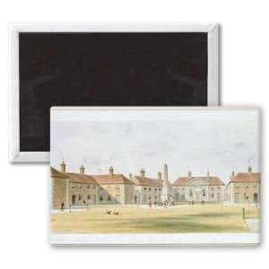 View of Charles Hoptons Alms Houses, 1852   3x2 inch Fridge Magnet 