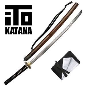  ITO Katana Model 89 Brown to Black Tanto Sword