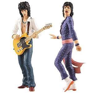  Rolling Stones Mick Jagger & Keith Richard Action Figures 