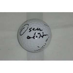  Oscar De La Hoya Boxing Champ Signed Used Golf Ball Jsa 