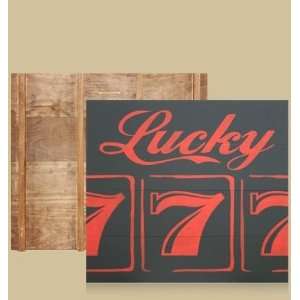 SaltBox Gifts SS24LS 24 in. x 24 in. Lucky Sevens Sign 
