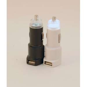  The Flashlighter USB Car Charger  White Electronics