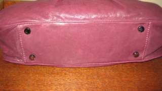 ANTONIO MELANI Purple Satchel ABBY Purse Handbag NEW!  