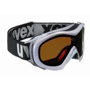  UVEX Wizzard Junior Ski Goggle,Silver Metallic Frame with 