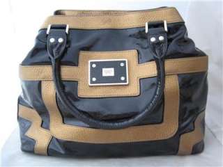 Anya Hindmarch Bogart Black Patent Leather Tote Bag  