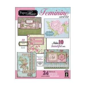  New   Paper Flair Card Kit   Feminine Makes 10 Cards by 