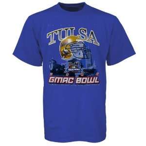   Hurricane Royal Blue 2008 GMAC Bowl Bound T shirt: Sports & Outdoors