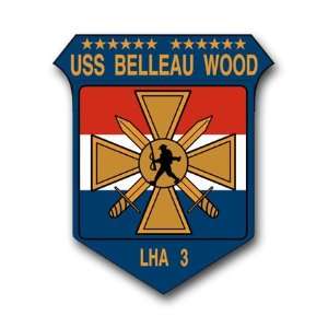  US Navy Ship USS Belleau Wood LHA 3 Decal Sticker 5.5 