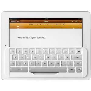  iKeyboard Touch type on your iPad keyboard (white) For 