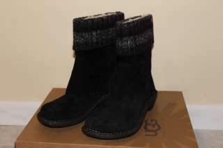 NIB UGG Kaylana Women Suede Boots (Black) Size 6  