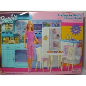  Barbie Living in Style Kitchen Playset Toys & Games