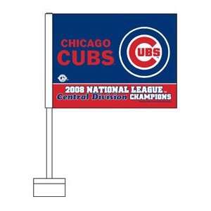  Chicago Cubs 2008 Division Champs Car Flag Sports 