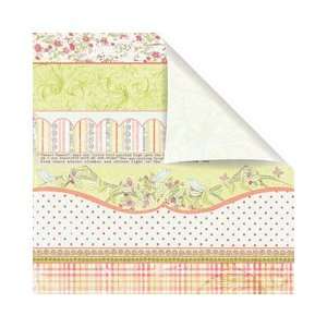  Prima Sparkling Spring Double Sided Cardstock 12X12 Frou 