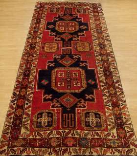   10.3 Handmade Antique Persian Ardabil Wool Runner Rug  Great Condition