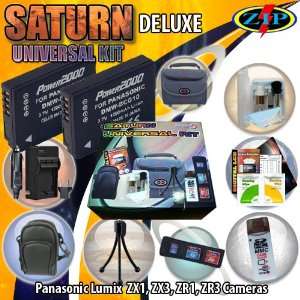  Universal Kit Deluxe for Panasonic Lumix ZX1, ZX3, ZR1, ZR3, DMC 3D1 