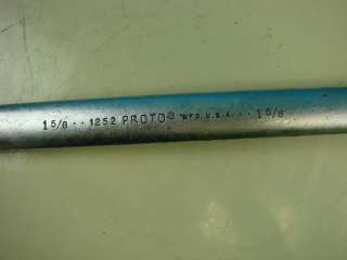 PROTO PROFESSIONAL 1 5/8 WRENCH 1252 23 LENGTH Industrial Box Open 