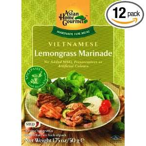 Asian Home Gourmet Vietnamese Barbecue Meat, Marinade, With Lemongrass 