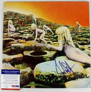JOHN PAUL JONES LED ZEPPELIN SIGNED ALBUM COVER W/ VINYL PSA/DNA 