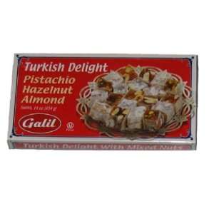 Loukoumi   (Greek Delight Jelly)   Mixed Nuts   Turkish   1 lb box 