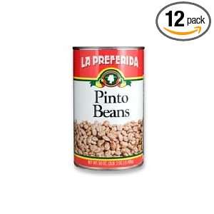 La Preferida Pinto Beans, 50 Ounce (Pack of 12)  Grocery 