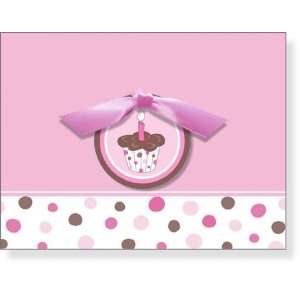  Birthday Stationery   Babycake Cupcake Note Card Health 