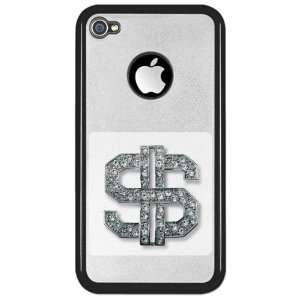  iPhone 4 Clear Case Black Bling Dollar Sign: Everything 