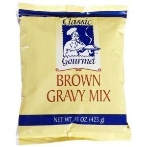 Hidden Valley Classic Gourmet Brown Gravy Mix, 15 oz Packages, 8 pk 