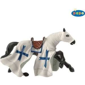  Papo 39364 Blue Crusaders Horse: Toys & Games