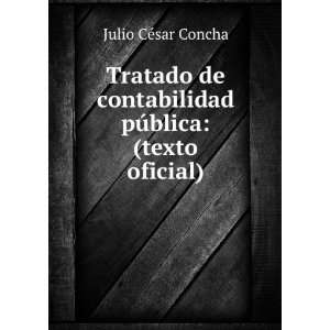   contabilidad pÃºblica (texto oficial) Julio CÃ©sar Concha Books