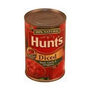 HUNTS DICED TOMATOES (basil,garlic &: Grocery & Gourmet Food