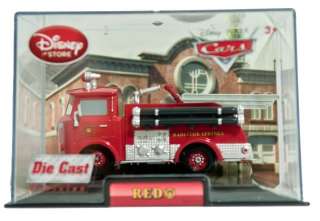 Disney Cars 1 Red Die Cast Car In Collectors Case  