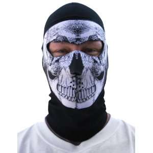   Extreme Balaclava with Black and White Full Skull Mask: Automotive