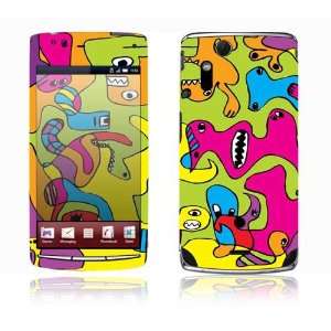  Sony Ericsson Xperia Acro Decal Skin   Color Monsters 