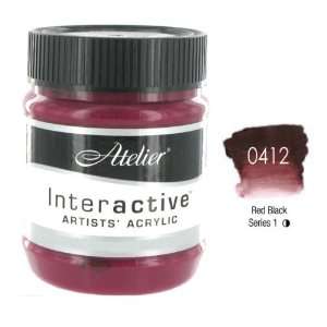   Atelier Interactive Acrylic   250 ml Jar   Red Black Toys & Games