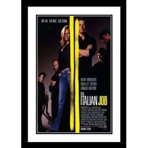  The Italian Job Framed and Double Matted 20x26 Movie 