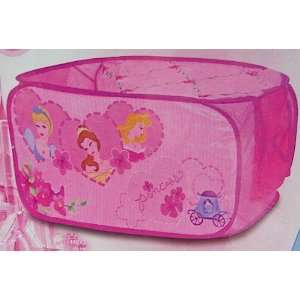   Princess Girls Pink Collapsible Storage Trunk by Idea Nuova: Baby
