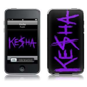   iPod Touch  2nd 3rd Gen  Ke$ha  Purple Skin  Players & Accessories