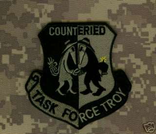 IRAQ WAR COUNTER IED TASK FORCE TROY OEF OIF ACU PATCH  
