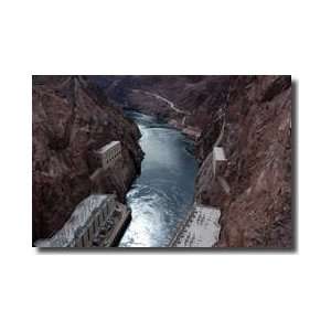  Hoover Dam Colorado River Nevada Giclee Print