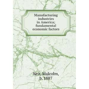    fundamental economic factors, Malcolm Keir  Books