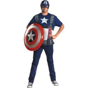 Lets Party By Disguise Inc Captain America Adult Costume Kit / Blue 