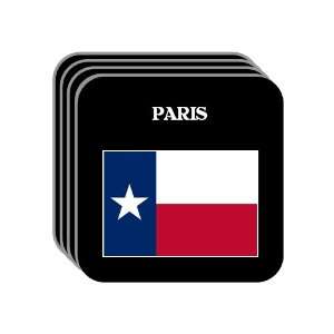  US State Flag   PARIS, Texas (TX) Set of 4 Mini Mousepad 
