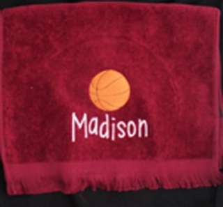 Personalized Monogrammed Sports, Fitness, or Gift Towel  