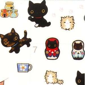  small Kutusita Nyanko calendar stickers matryoshka Toys & Games