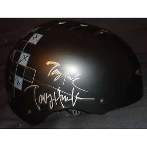  TONY HAWK signed *SKATE BOARD* helmet *BIRD MAN* PROOF 