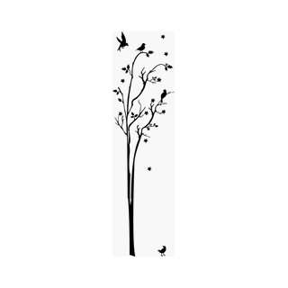  Tree Branch and Bird Black Wall Decal: Automotive