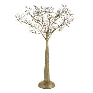   Décor from Department 56 Jeweled Leaf Gold Tree: Home & Kitchen